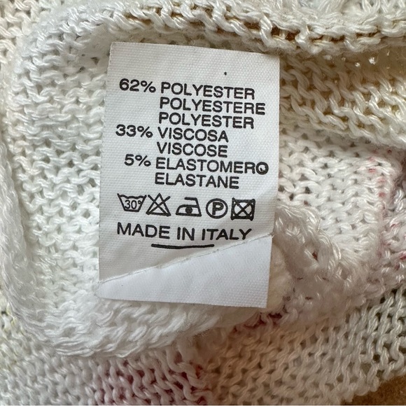 Moda Italia Polka Dot Knit Batwing Blouse Made in Italy Large L - Picture 7 of 7